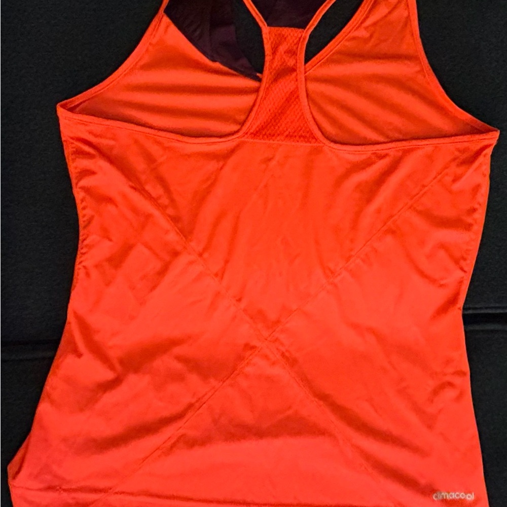 Adidas Bright Orange Climacool Tank Top